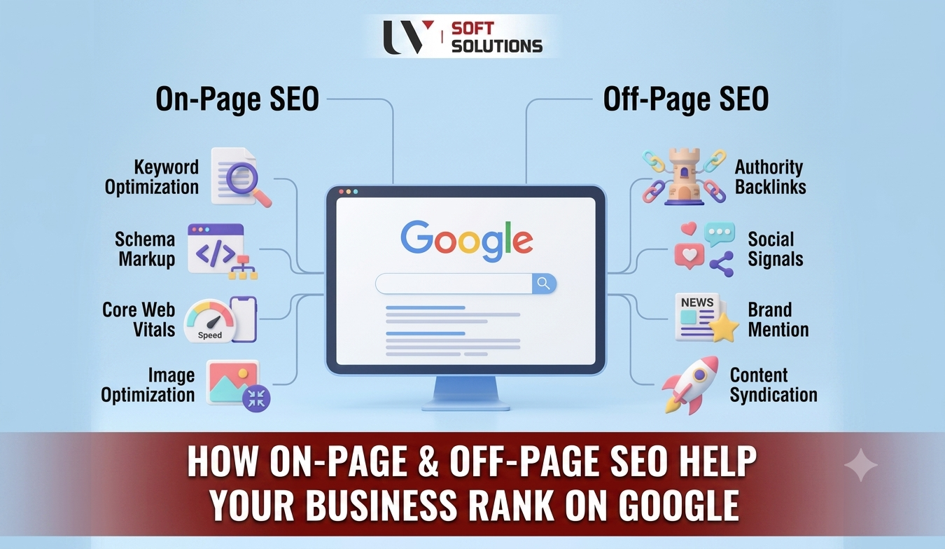 How On Page SEO and Off Page SEO Help Your Business Rank on Google